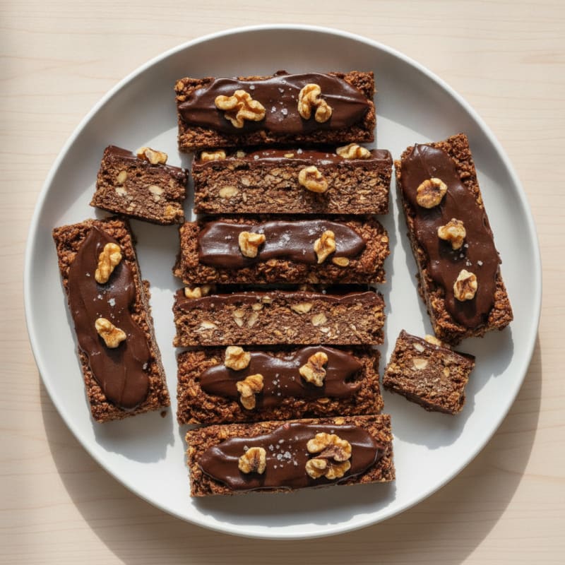 Chocolate Walnut Protein Bars