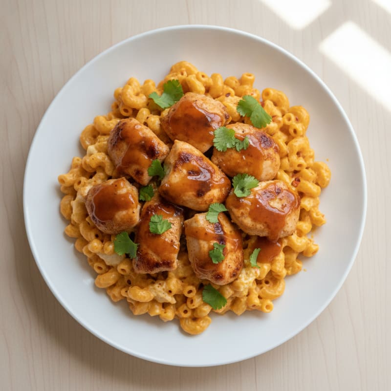 Honey Chipotle Chicken Mac and Cheese