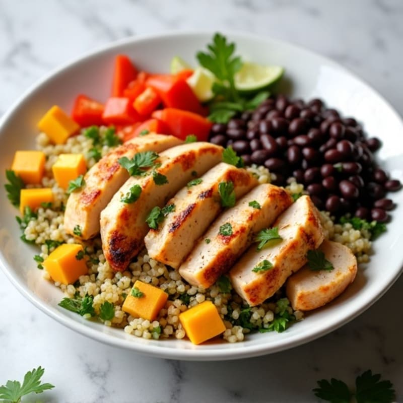 Tropical Mango Grilled Chicken Bowl