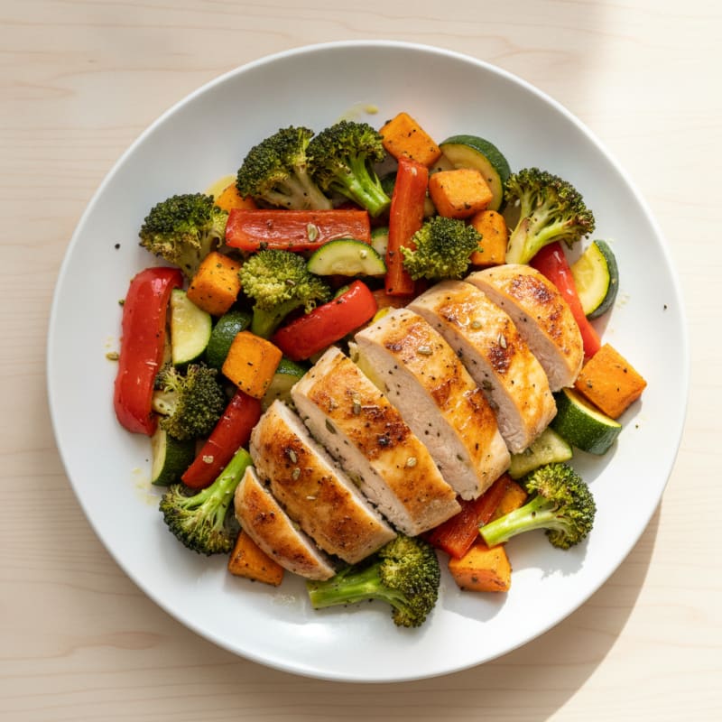 Sheet Pan Lemon Herb Chicken and Veggies