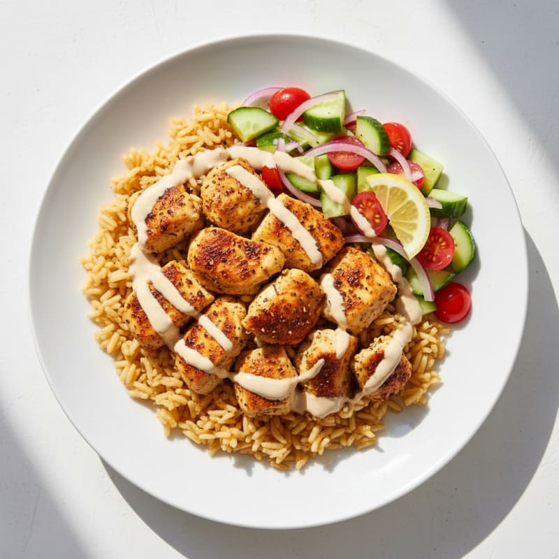 Chicken Shawarma Rice Bowl