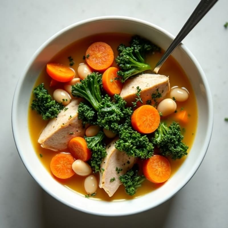 Hearty Kale and White Bean Soup