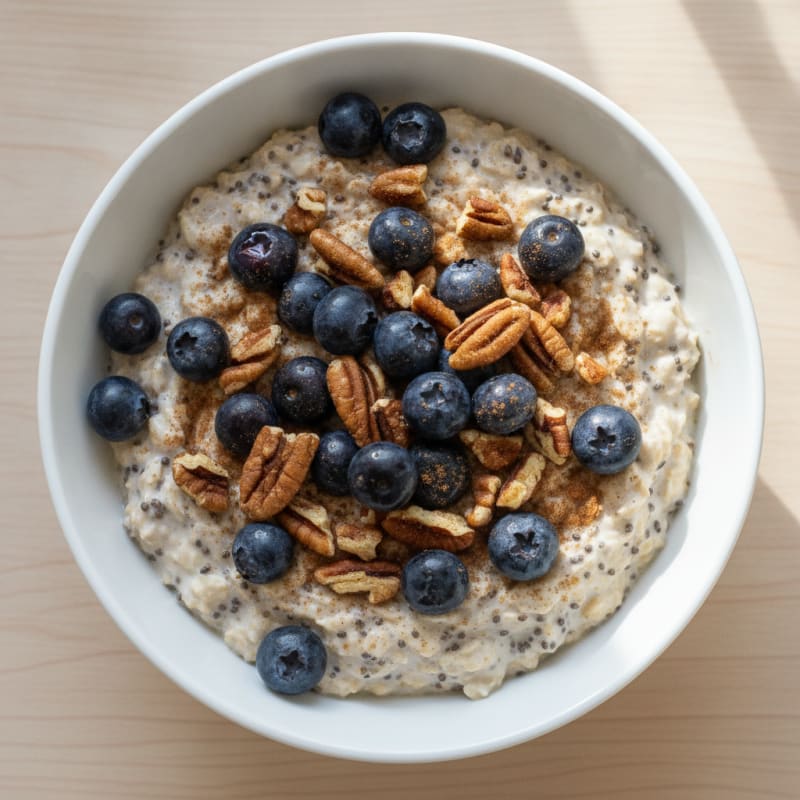 Blueberry Pecan Overnight Oats