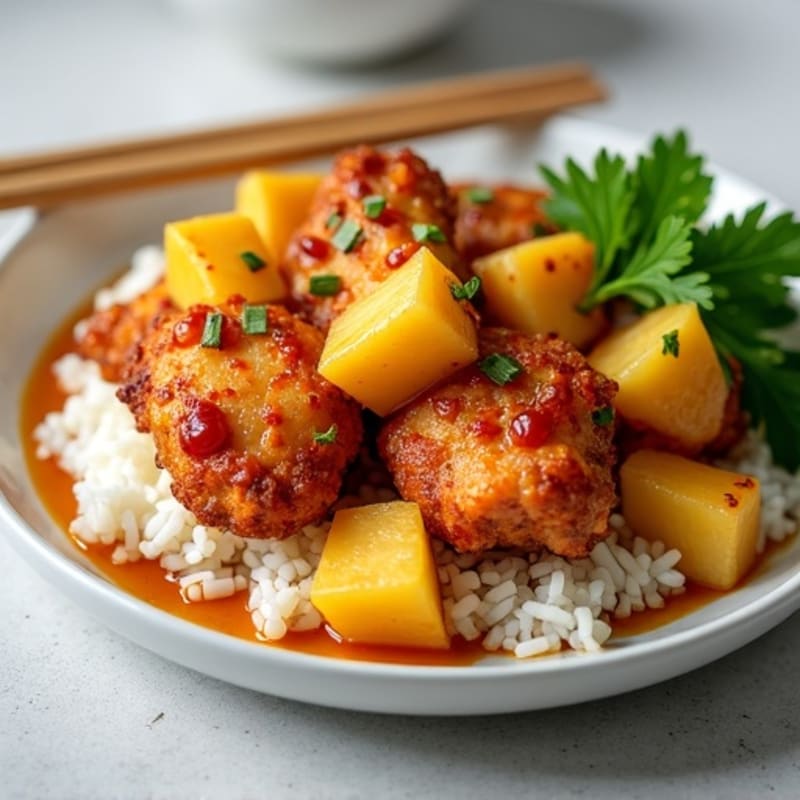 Crispy Baked Sweet and Sour Chicken