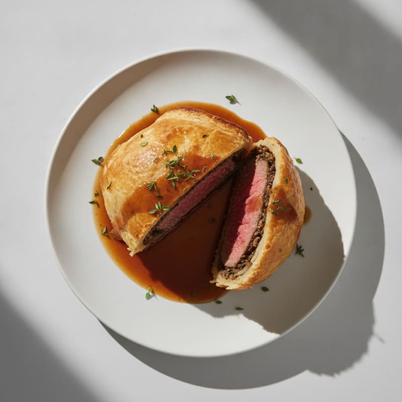Classic Beef Wellington with Mushroom Duxelles