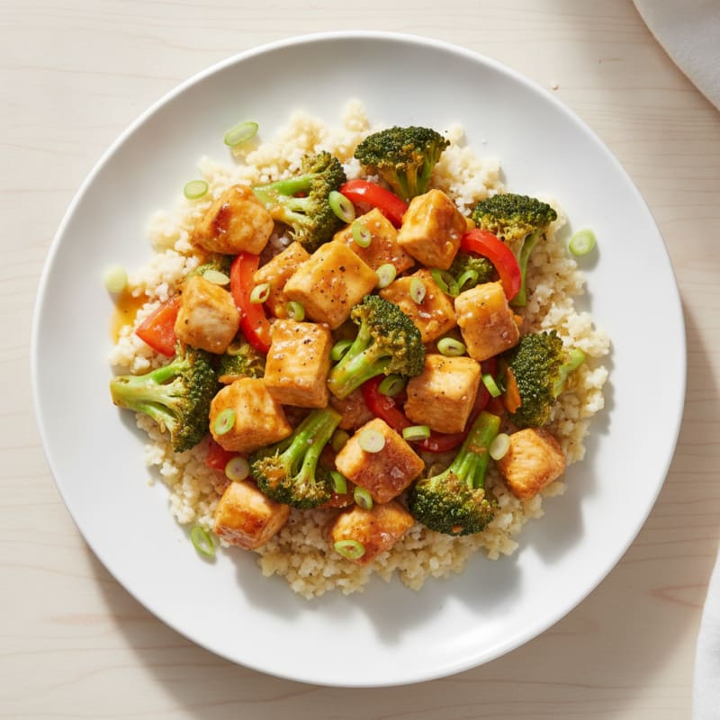 Orange Chicken Stir-Fry with Broccoli