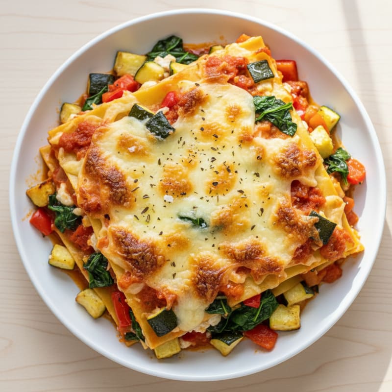 Creamy Roasted Vegetable Lasagna