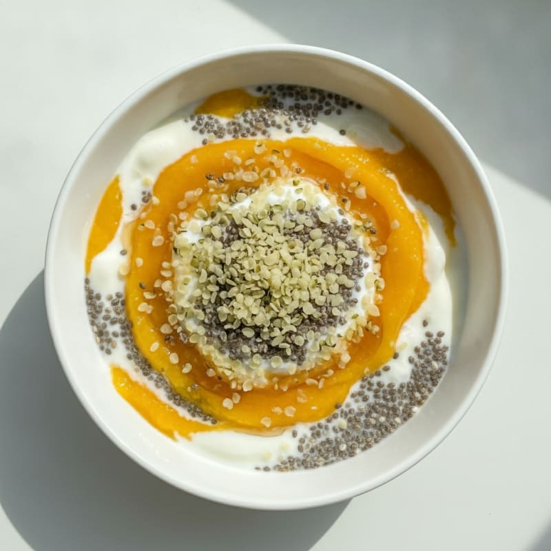 Mango Chia Seed Pudding