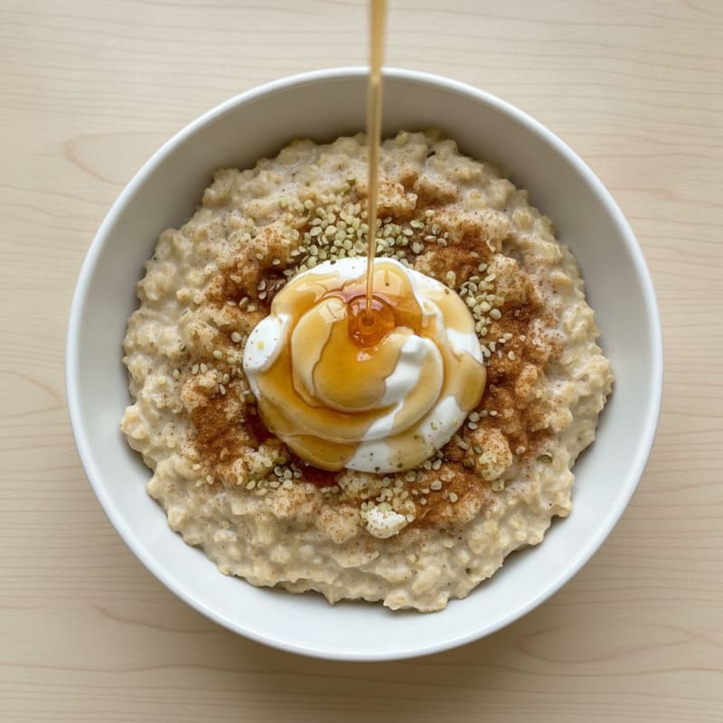 High-Protein Maple Brown Sugar Oatmeal