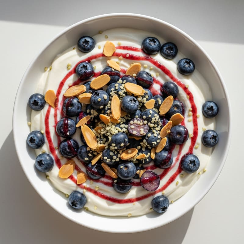 Creamy Greek Yogurt Protein Parfait with Berries