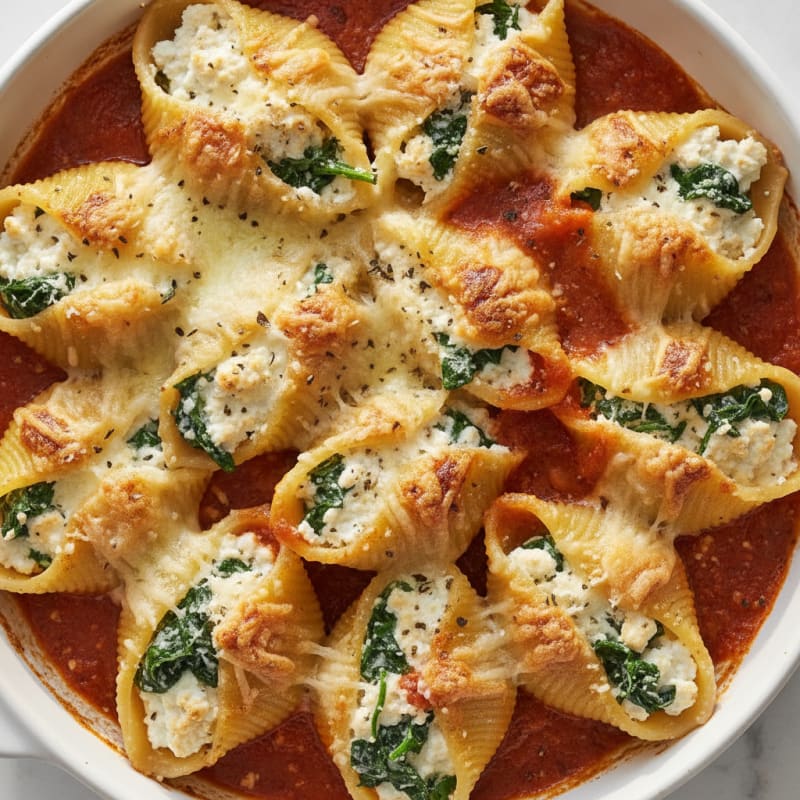 Spinach & Ricotta Stuffed Shells