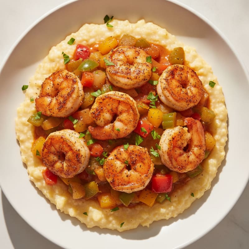 Cajun Shrimp and Grits