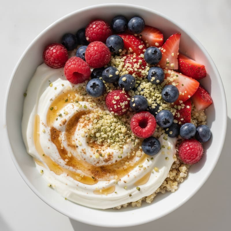 Berry Quinoa Breakfast Bowl