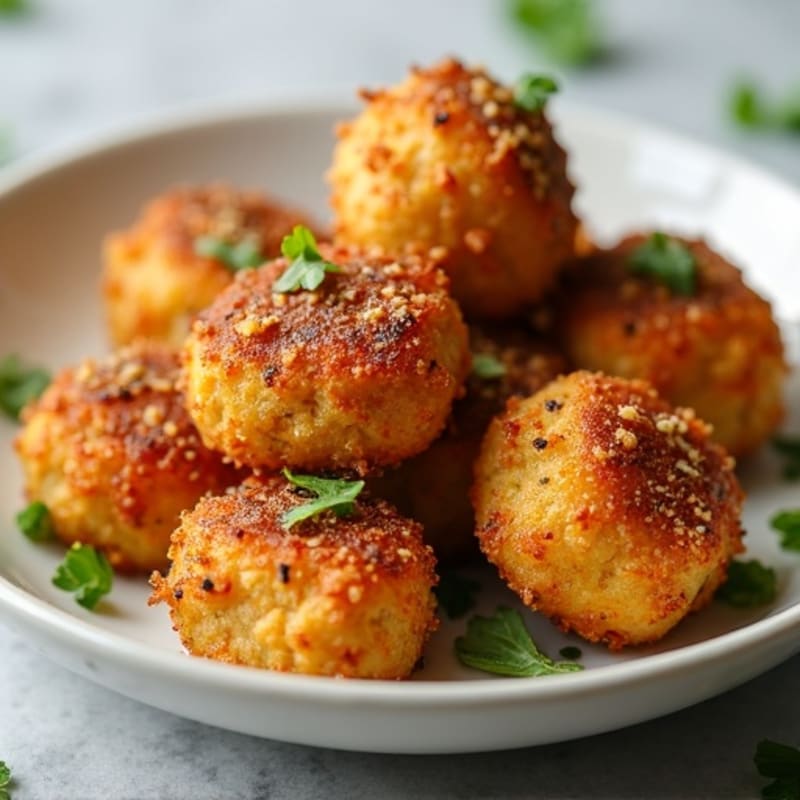 Crispy Baked Tofu Bites with Everything Bagel Seasoning