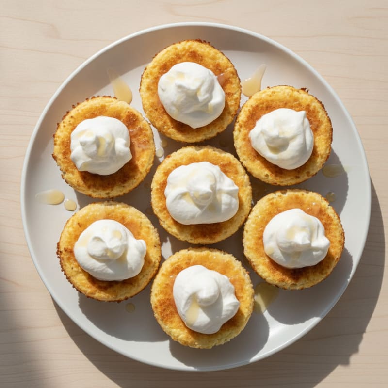 High-Protein Cheesecake Cups with Whipped Cream