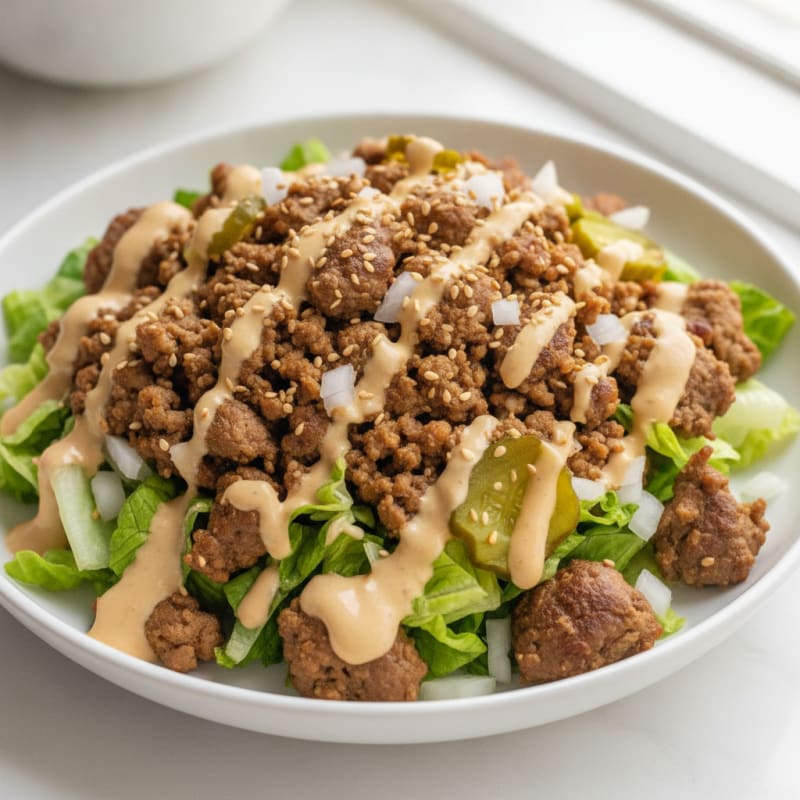 Big Mac Protein Bowl