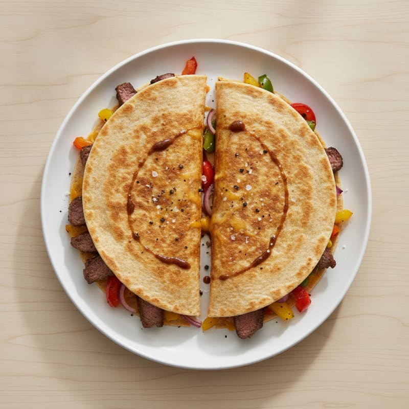 Seared Steak Quesadillas with Peppers