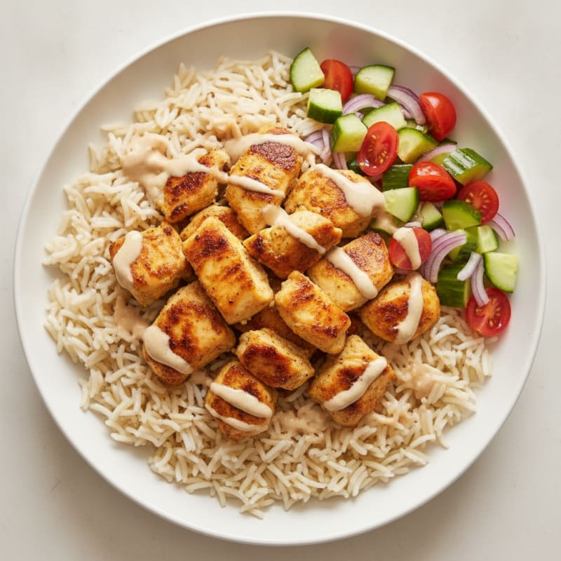 Chicken Shawarma Rice Bowl