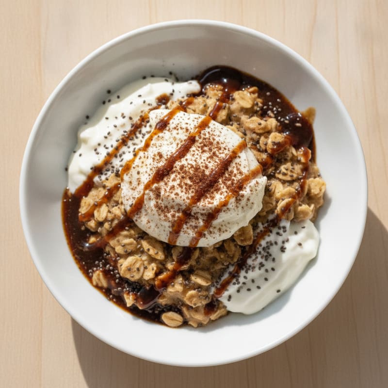 Espresso Mascarpone Overnight Oats
