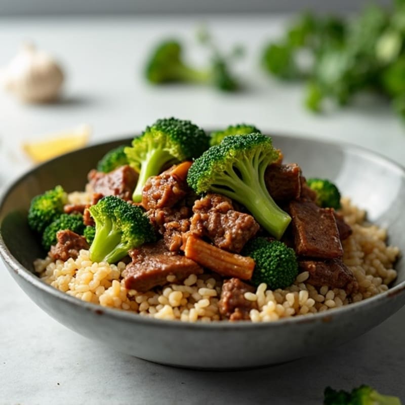 Ginger-Garlic Beef and Broccoli Stir-Fry