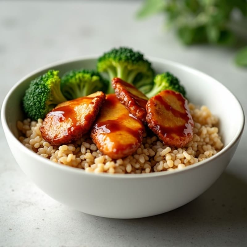 Sticky Ginger-Garlic Teriyaki Chicken Bowl