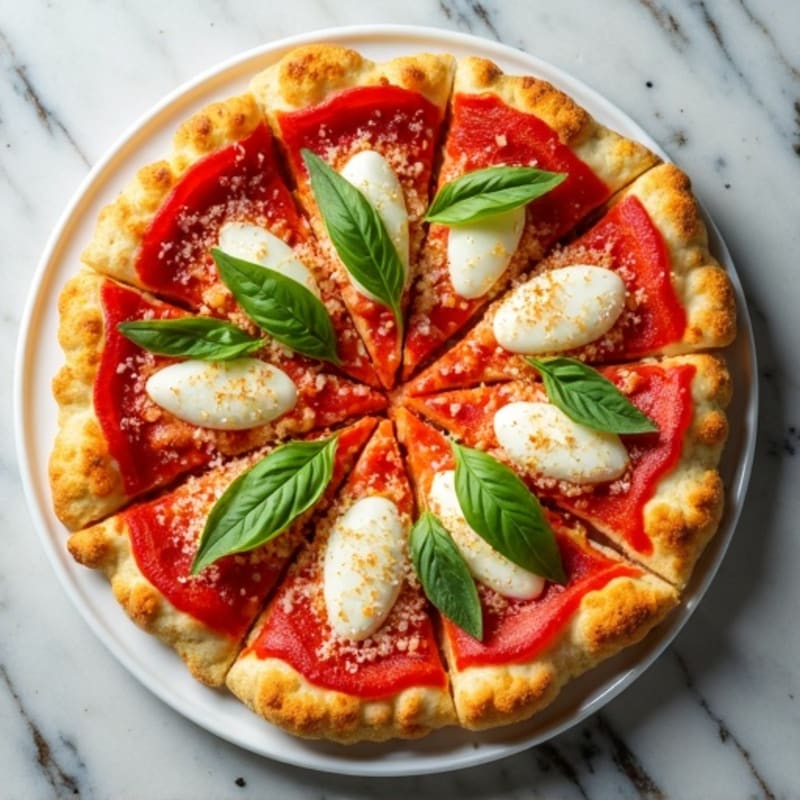 Crispy Cauliflower Crust Margherita Pizza