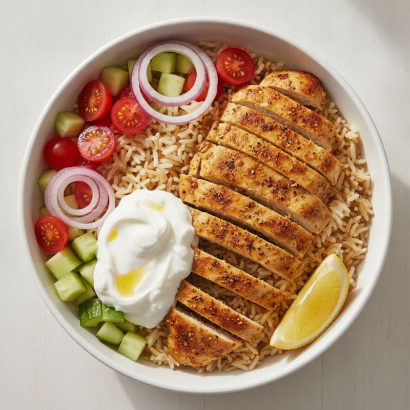 Chicken Shawarma Rice Bowl