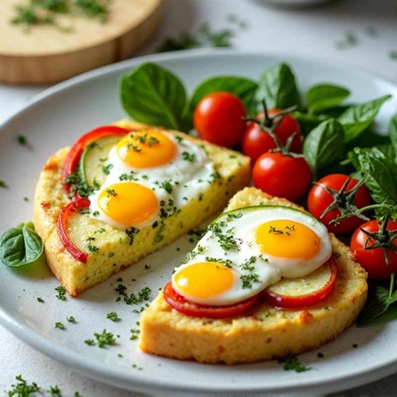 Herb-Roasted Vegetable and Goat Cheese Frittata