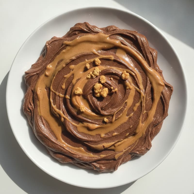 Silky Greek Yogurt Protein Pudding with Cocoa and Peanut Butter