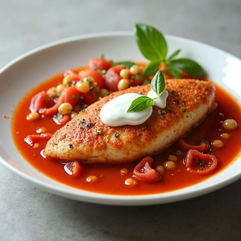 Creamy Spiced Tomato Chicken