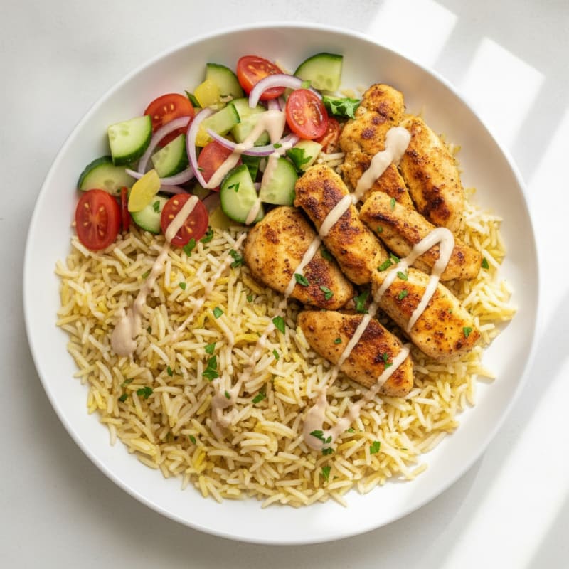 Chicken Shawarma Rice Bowl
