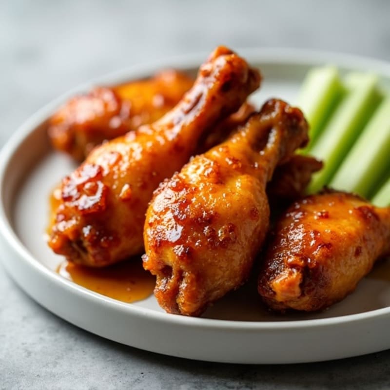 Crispy Baked Honey Garlic Chicken Wings