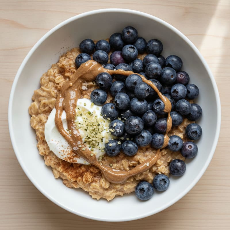 Blueberry Oatmeal Power Bowl