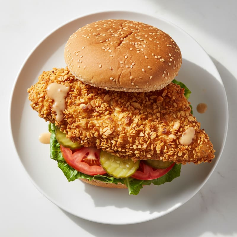 Crispy Buttermilk Fried Chicken Sandwich