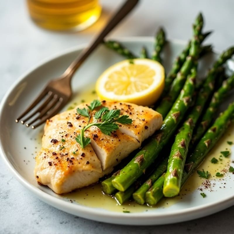 Sheet Pan Lemon Garlic Chicken and Asparagus