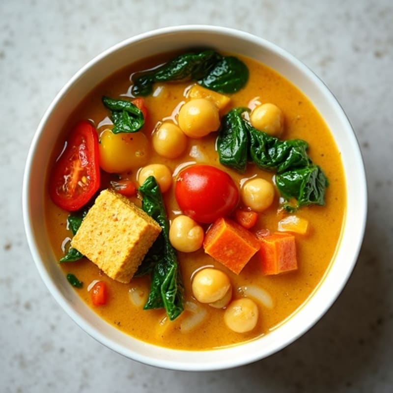 Creamy Coconut Curry Chickpea Stew