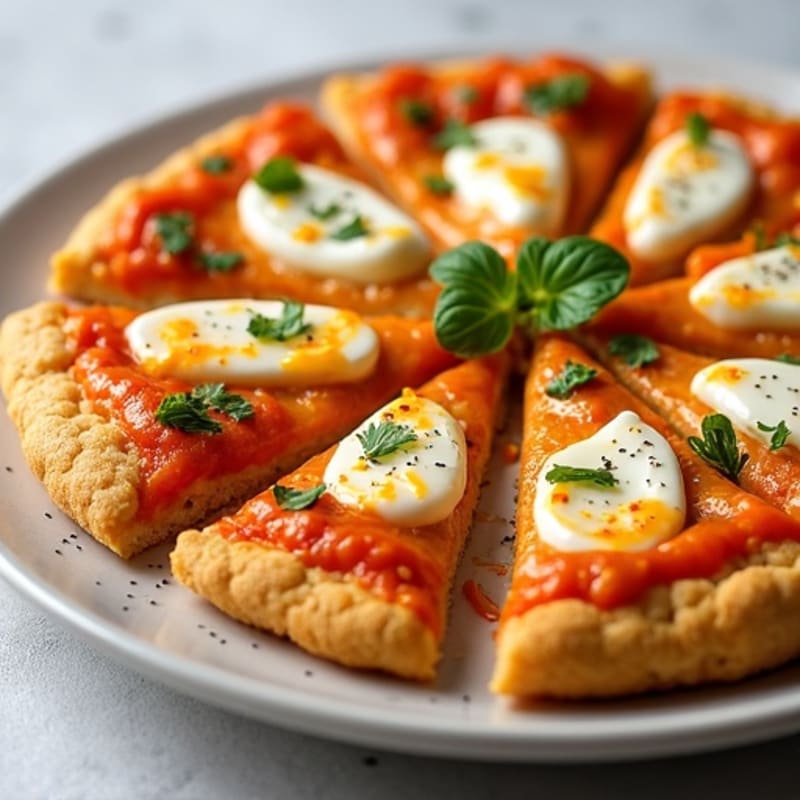 Cauliflower Crust Buffalo Chicken Pizza