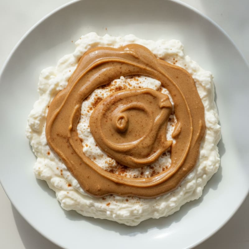 Silky Greek Yogurt Protein Pudding with Almond Butter