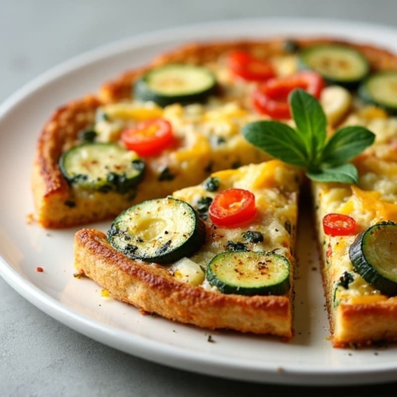 Fluffy Herb-Roasted Vegetable Frittata