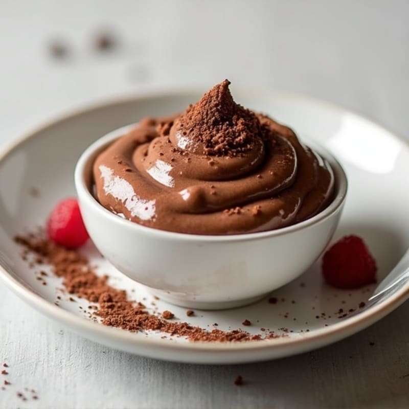 Silky Chocolate Protein Pudding with Greek Yogurt