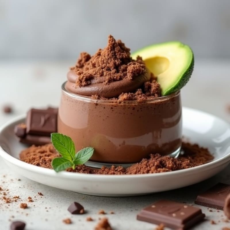 Creamy Dark Chocolate Avocado Mousse