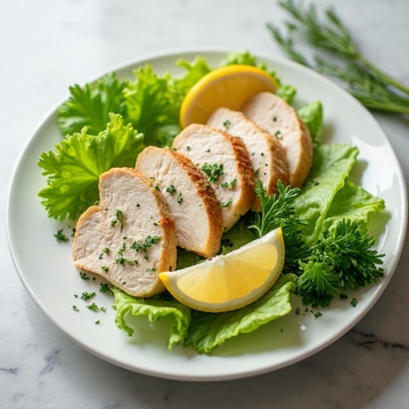 Creamy Herb Chicken Salad with Crunchy Celery