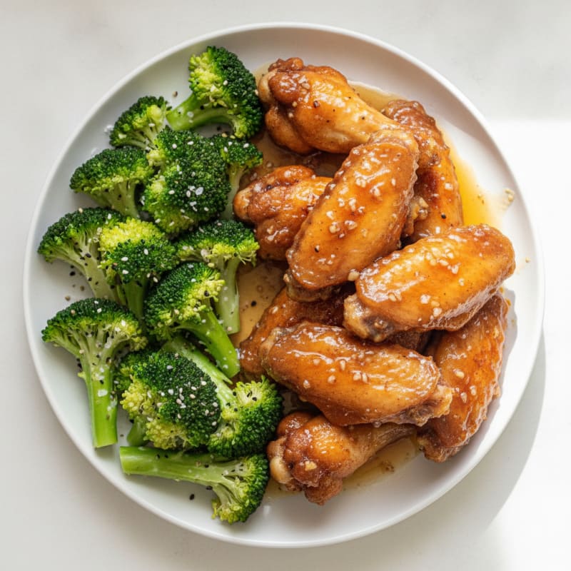 Honey-Garlic Glazed Chicken Wings