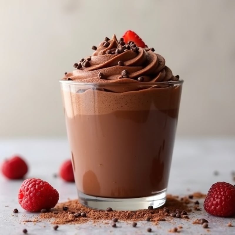 Silky Dark Chocolate Protein Mousse
