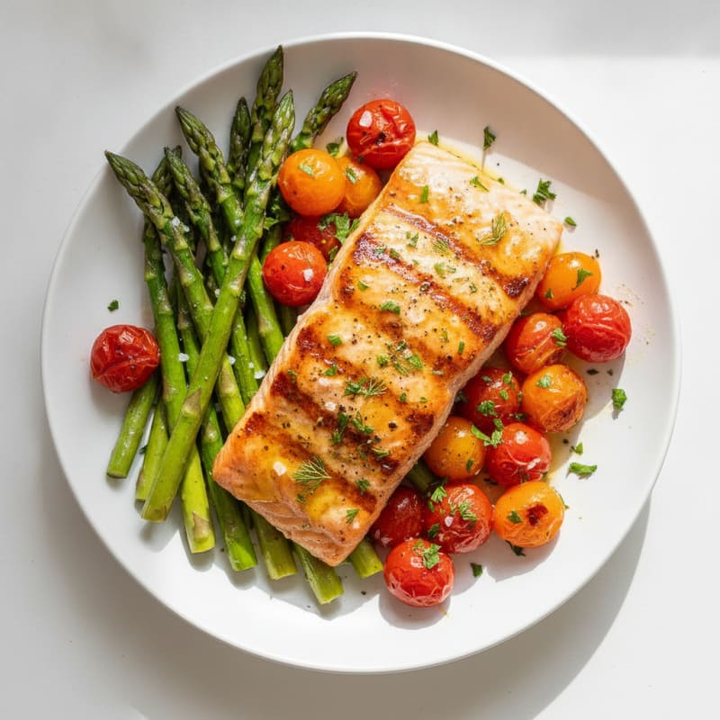 Lemon Herb Grilled Salmon