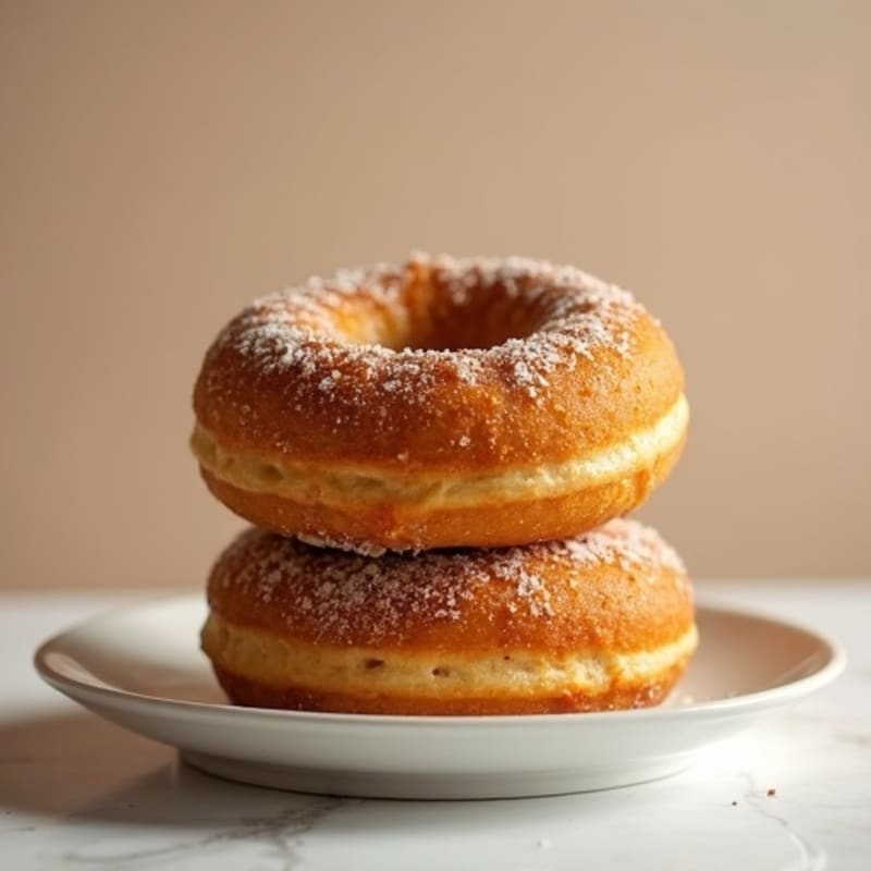 Baked Pumpkin Spice Protein Donuts