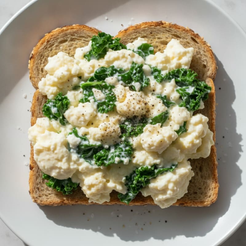 High-Protein Greek Yogurt Scrambled Eggs
