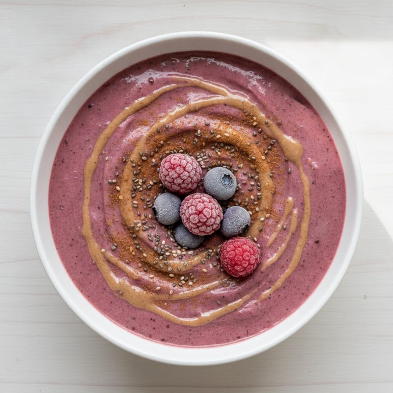 Berry Almond Protein Smoothie