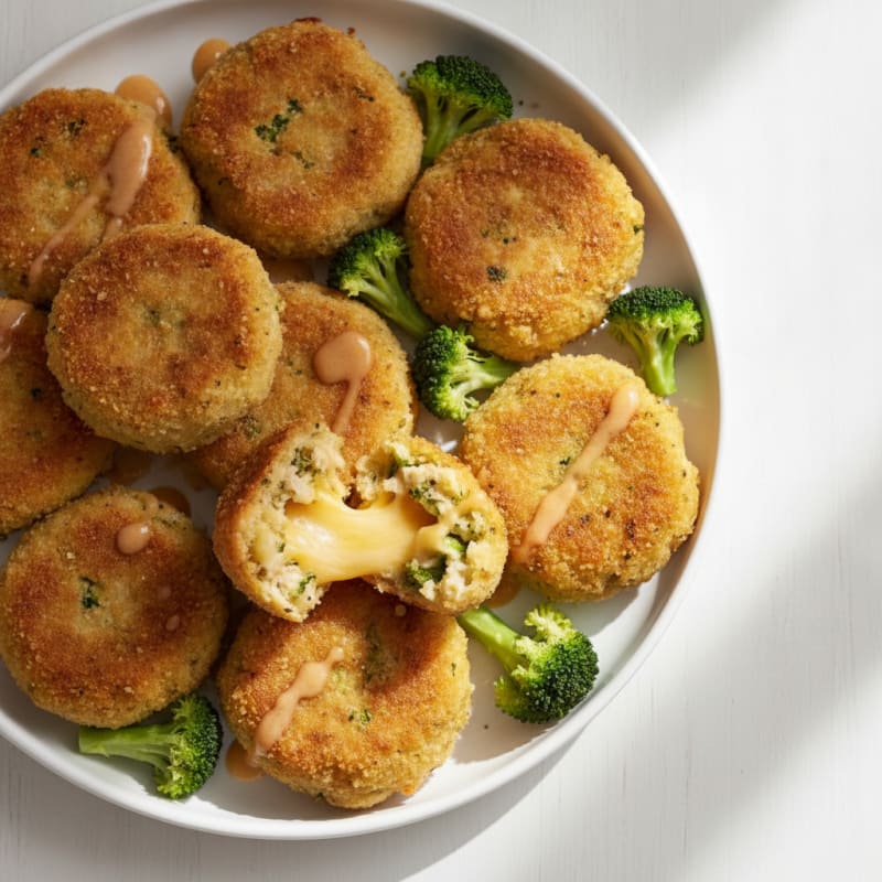 Golden Macaroni and Cheese Bites