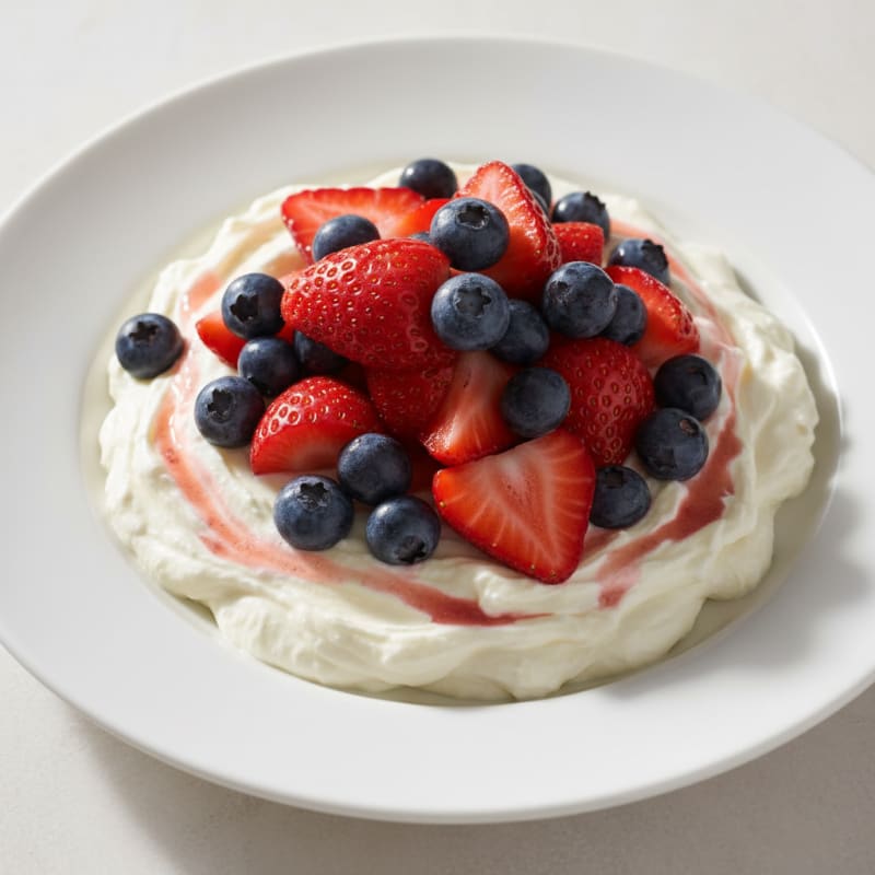Vanilla Protein Yogurt with Fresh Berries